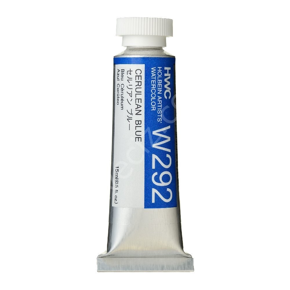 Holbein 15 ml Profesyonel Tüp Suluboya Cerulean Blue (W292) D Serisi