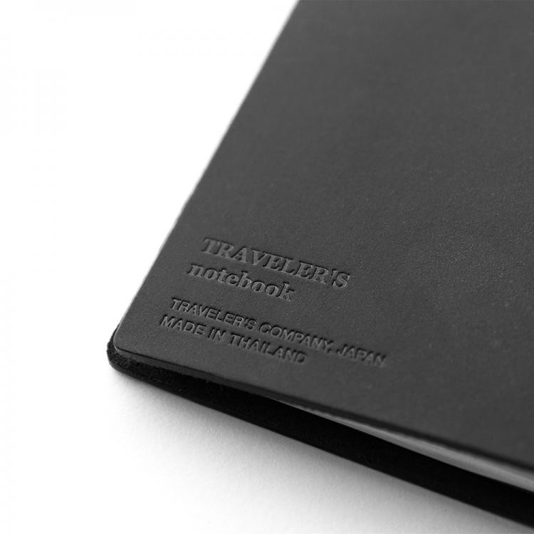 Traveler's Company Notebook  Pasaport Size - Deri Seyahat Defteri - siyah