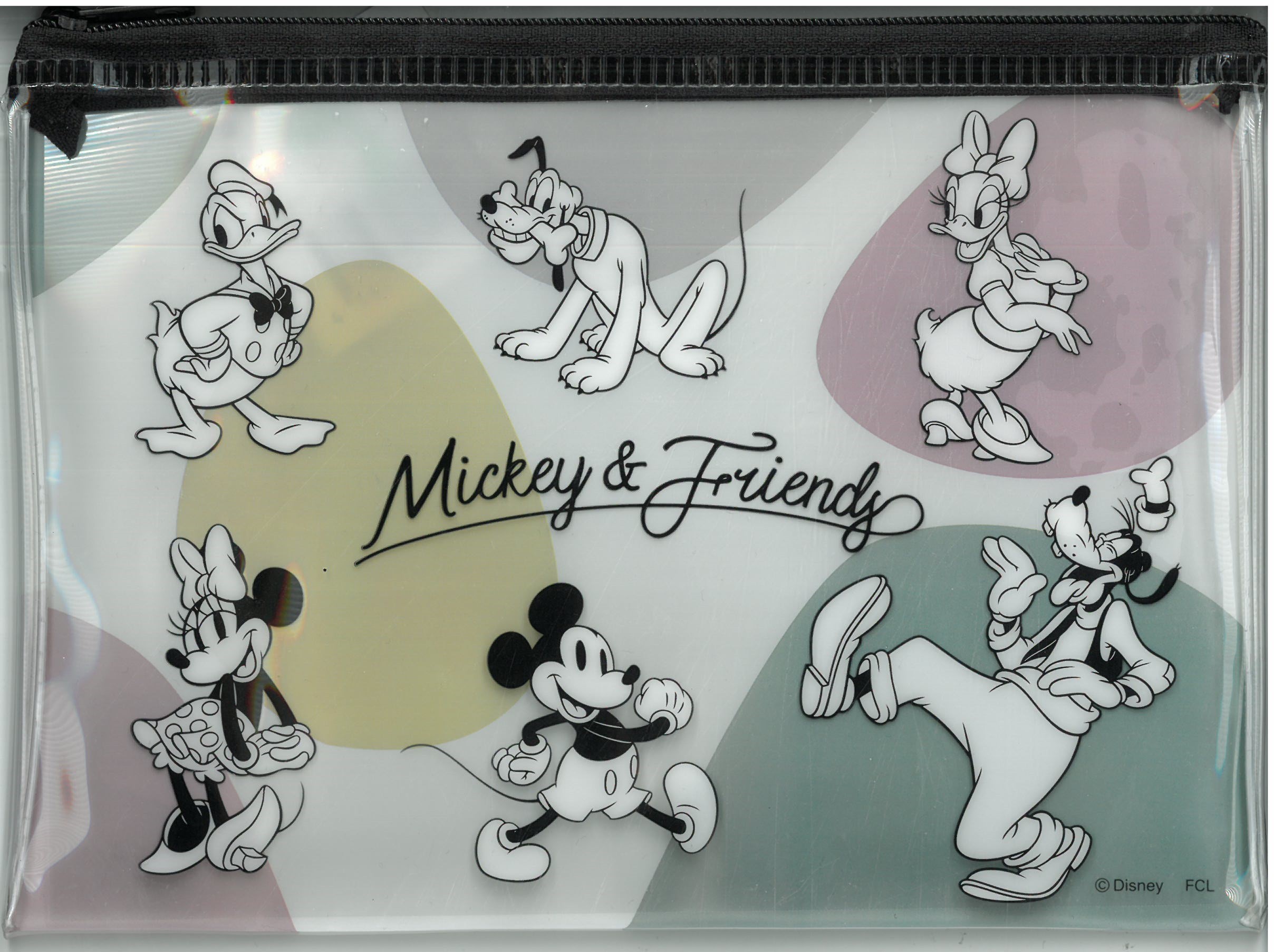 Disney Orjinal Şeffaf Kalem Kutusu Mickey&Friends