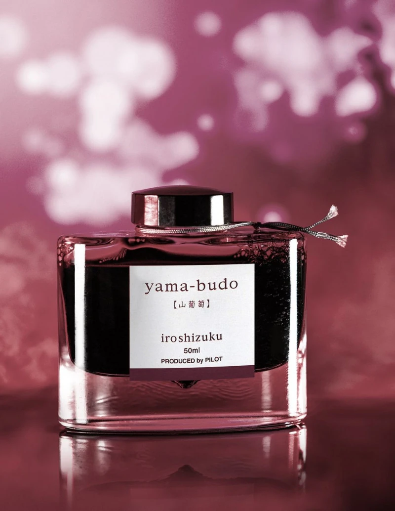 Pilot Iroshizuku Mürekkep Şişesi – Yu-Yake 50 ml  Renk  Yama-budo -yabani üzüm