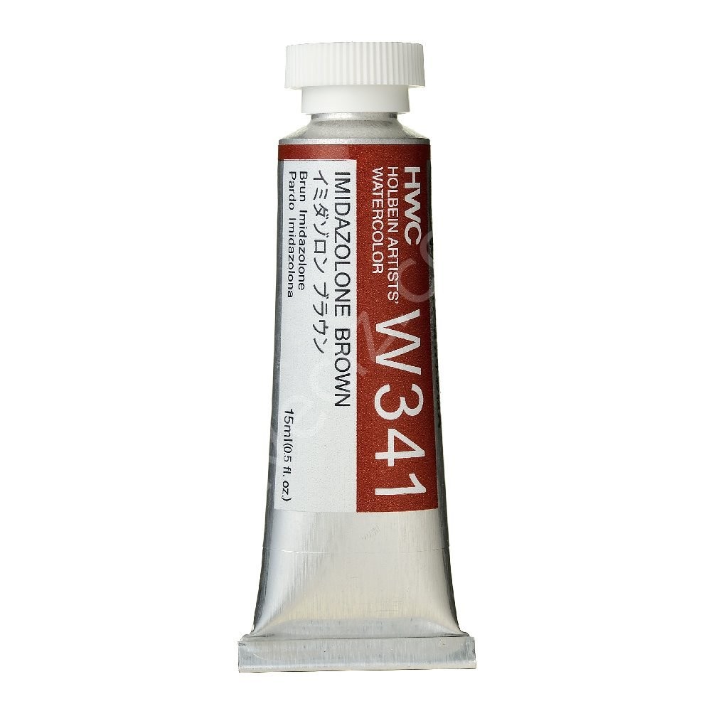 Holbein 15 ml Profesyonel Tüp Suluboya Imidazolone Brown (W341) B Serisi