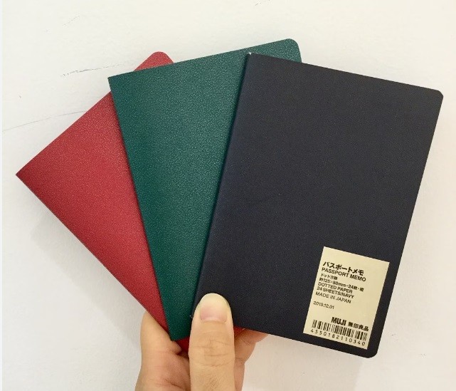 Muji Kırmızı 125mmx88mm Küçük Boy Pasaport Memo