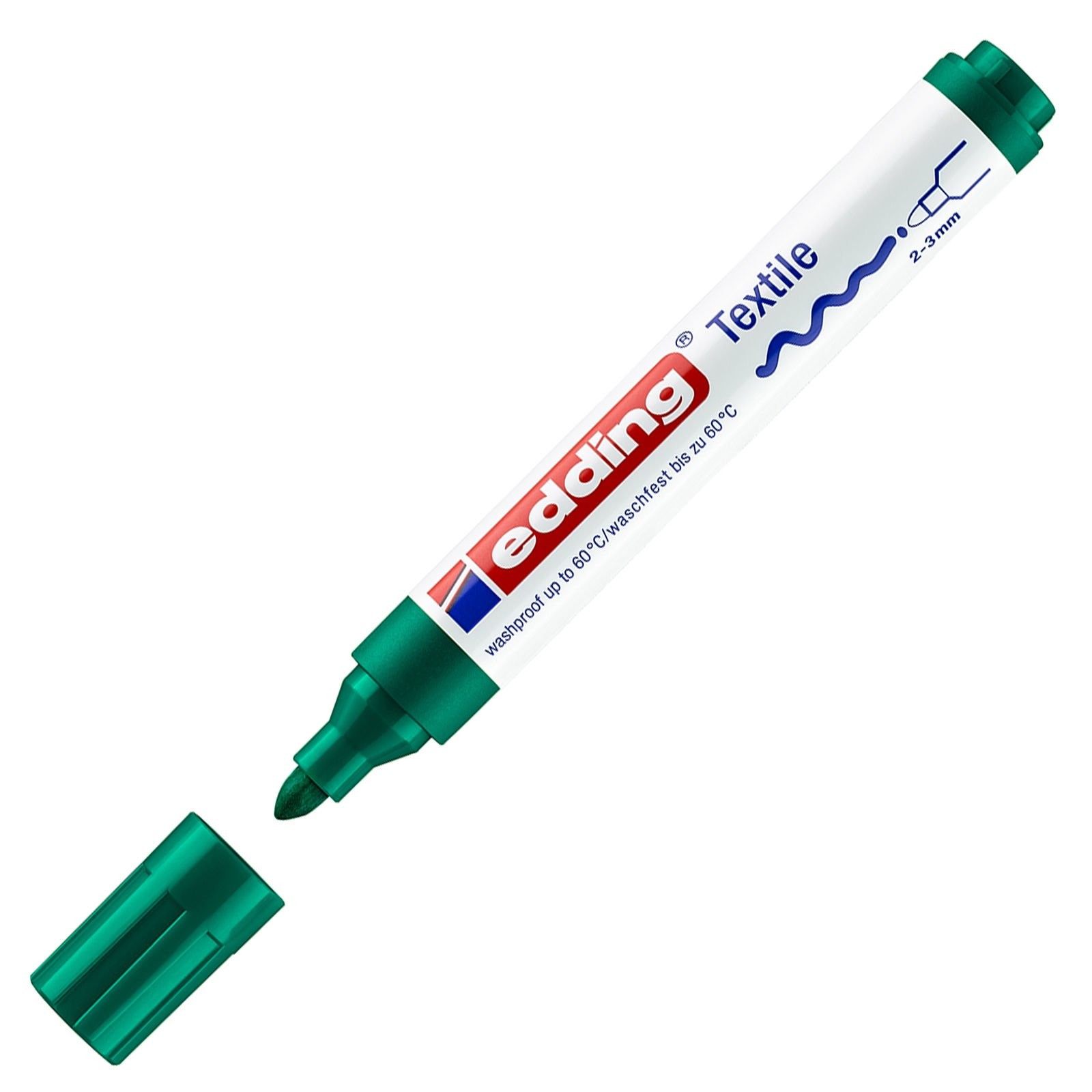 Edding 4500 Tekstil Kalemi 2-3mm Koyu Yeşil