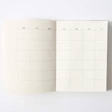 Muji Japon Tarihsiz Planlayıcı Defter Ajanda A5 High Quality Paper