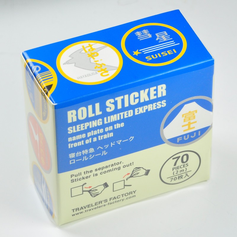 Traveler's Company Rulo Etiketi Sleeping Limited Express "Mt. Fuji"