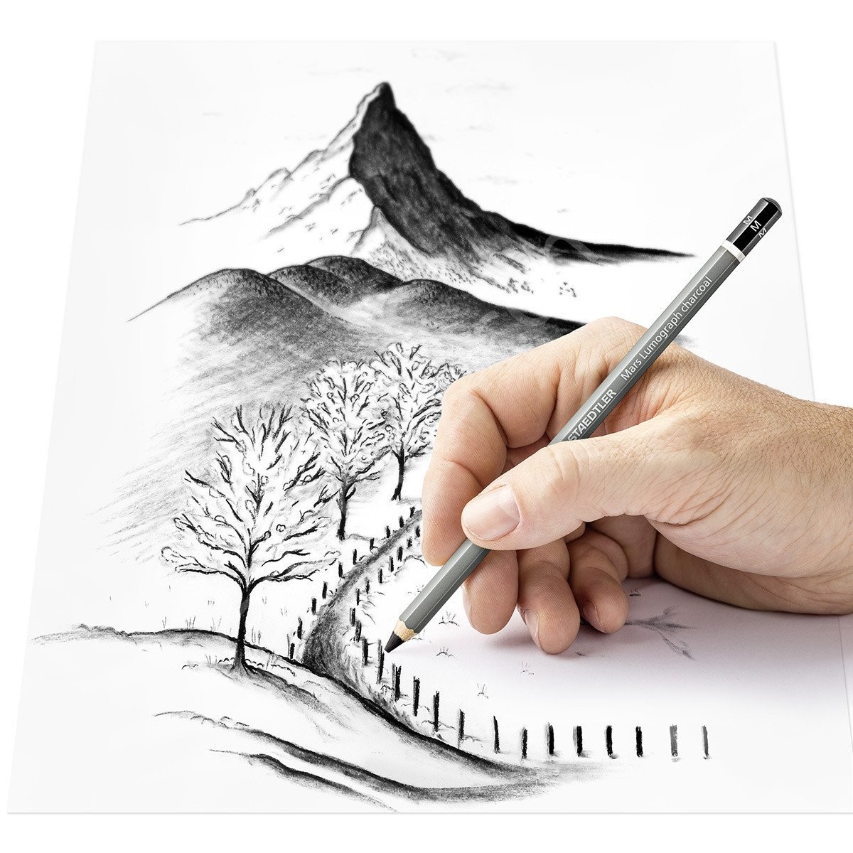 Staedtler 3'lü Kömür Kalem Blender Seti