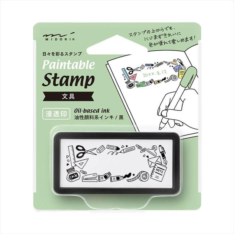 Midori Paintable Stamp Damga Mühür. Kırtasiye Seti