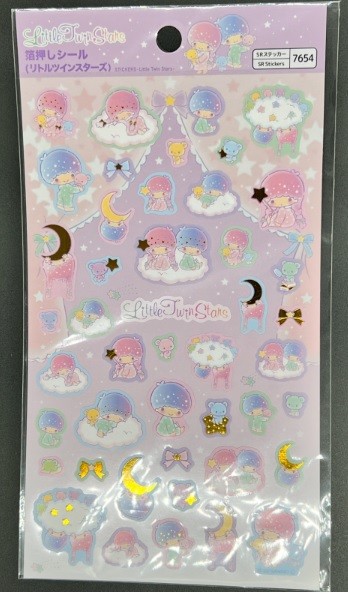 Japon Sanrio Little Twin Stars Sticker Çıkartma