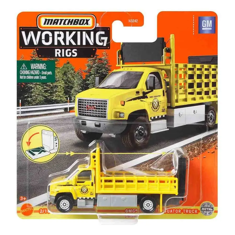 Matchbox MATCHBOX Working Rigs GMC 3500 Attenuator Truck Highway ...