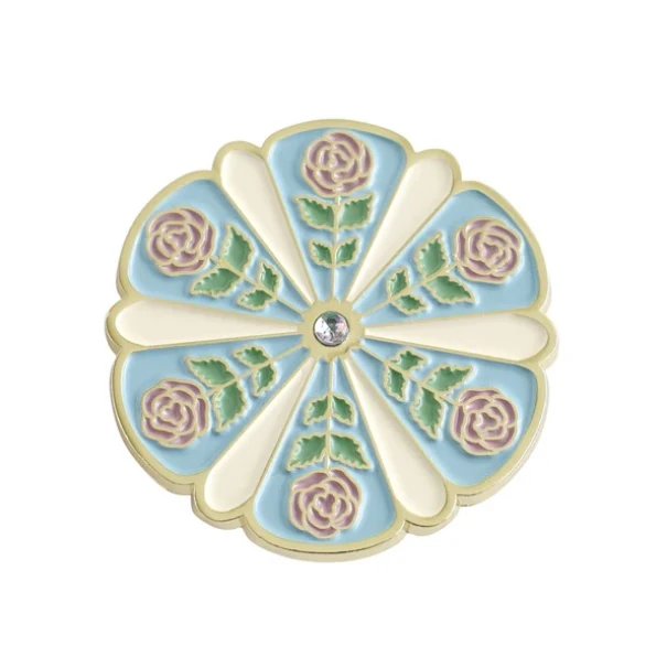 Green Flash & Kunika  Pin Padge Rozet - Mavi