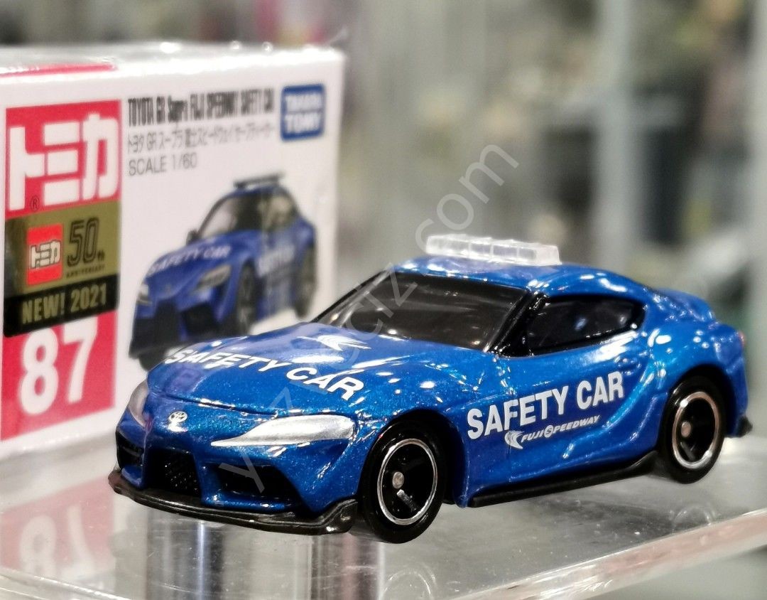 Takara Tomy Özel Üretim Toyota GR Supra Fuji Speedway Safety Car 1/64 Model Araba