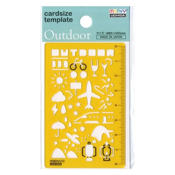 Uchida Marvy Kartvizit Boyutu Şablon - Outdoor