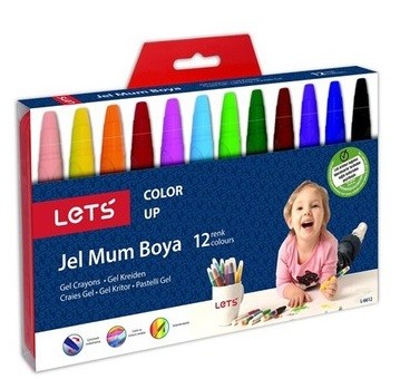 Let's Color Up 12 Renk Mum Boya