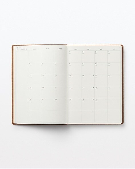 MUJI 2025 Süet Stili Program Kitabı B6