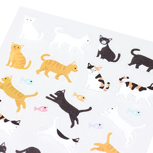 Midori Küçük Motif Sticker Çıkartma - Kedi