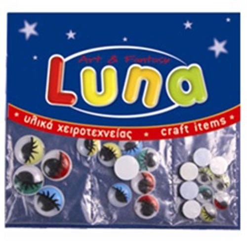 Luna Renkli Karışık Boy Oynar Göz