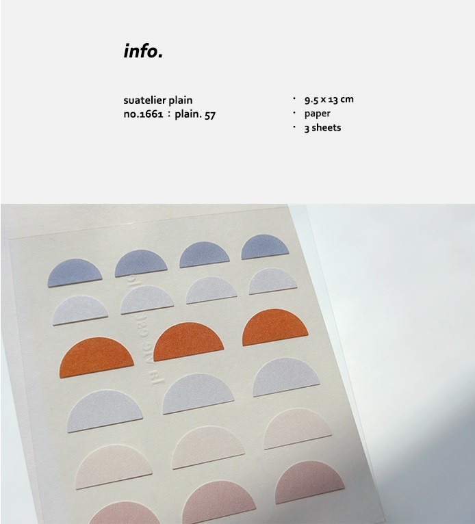 Kore Suatelier Sticker - Çıkartmaları - 1661 plain 57-3 Sayfa