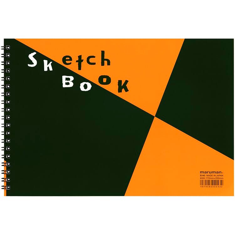 Japon Maruman Sketchpad Telli Eskiz Defteri 24 sayfa B6 Boyut