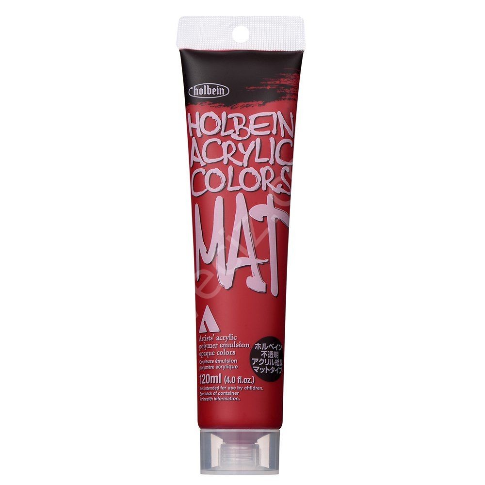 Holbein 120 ml Mat Akrilik Boya M002 Wine Red