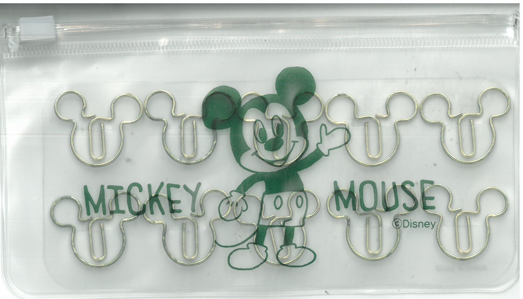 Orjinal Kore Disney Mickey Mouse Çantalı Ataç - Green