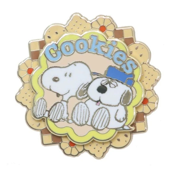 Japan Peanuts Rozeti - Snoopy & Woodstock: Olaf Kurabiyeleri Rozet