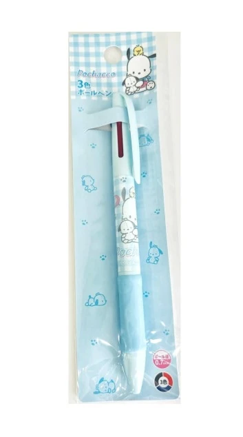 Japan Sanrio 3 Renkli Çok Amaçlı Tükenmez Kalem - Pochacco: Peluş