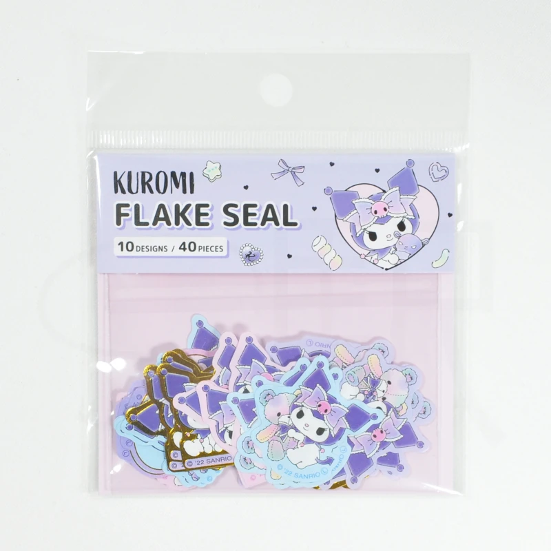 Sanrio Flake Seal [Kuromi] - Pastel Bear Sticker Çıkartma