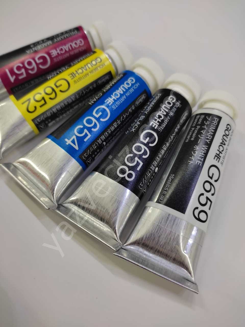 Holbein Profesyonel 5'li   Prımary Color Artıst Guaj Boya Seti