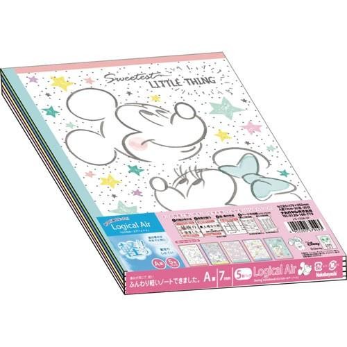 Mickey ve Arkadaşları 5'li Defter Seti , Orijinal Japon, Hello Little One, B5 Boyut, Noktalı Çizgili