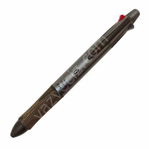 Pilot 4+1 Wood Ahşap Çok Fonksiyonlu Gri Tükenmez / Versatil Kalem