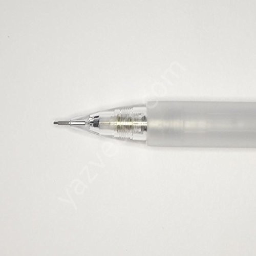 Kampanyalı Muji Polycarbonate Transparent Mechanical Pencil 0,5mm Rubber Grip Japan,Versatil Kalem