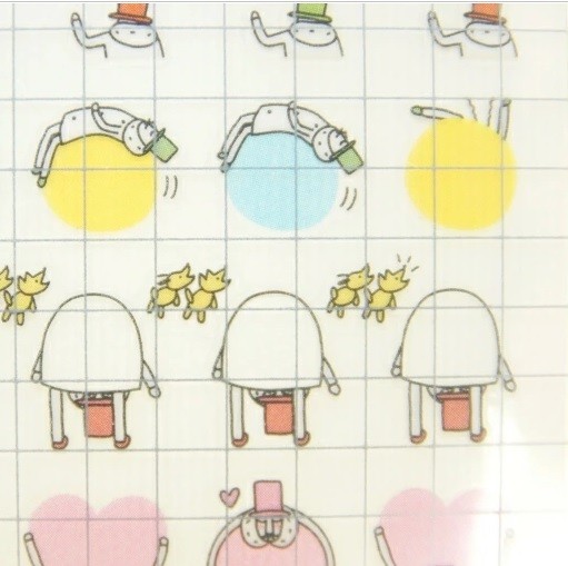 Midori Küçük Motif Sticker Çıkartma - yaşlı adam