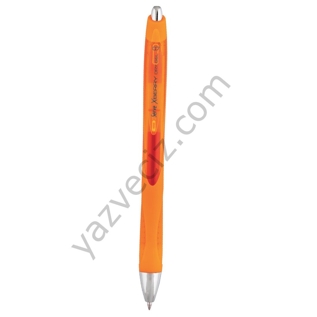 Serve xberry basmalı Jel Kalem Turuncu Renk Orange 0,7mm Uç Kalınlığı