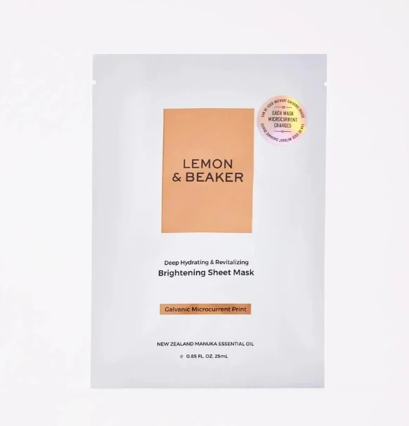 LEMON & BEAKER Aydınlatıcı Yüz Bakım Maskesi