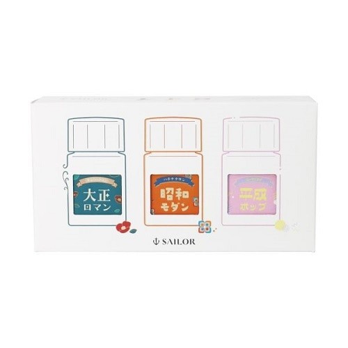 Sailor Limited Edition  Mizutama  Profit Junior Dolma Kalem Mürekkebi 10ml * 3-renk set