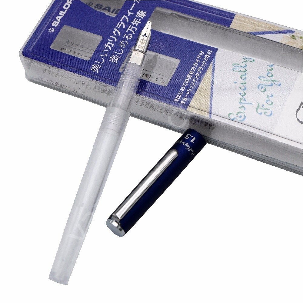 Sailor Japan Kaligrafi Dolma Kalemi Hiace Neo Clear1,5mm Dolum olabilir, Kartuşlu