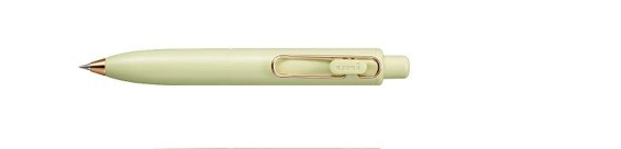  Uniball One P 0.38mm Amber Rengi Pembe Altın Klips