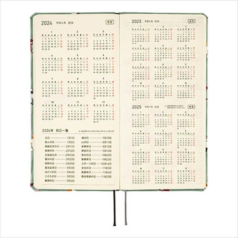 Kampanyalı  Hobonichi Weeks Tie & Chief Cats&Me B6 Slim 2024 Ajanda (Planner)