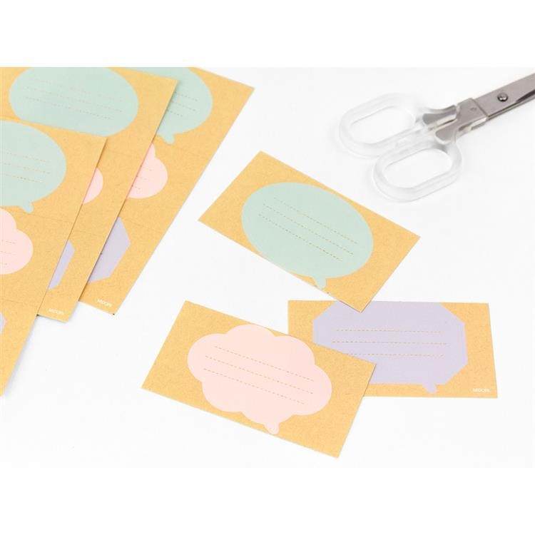 Midori Konuşma Balonu Tasarımı Sticker Çıkartma