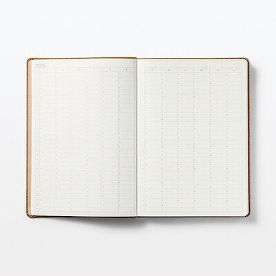 MUJI 2025 Süet Stili Program Kitabı B6