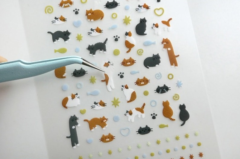 Kore Suatelier Design Sticker Çıkartma - 1185 deco cats