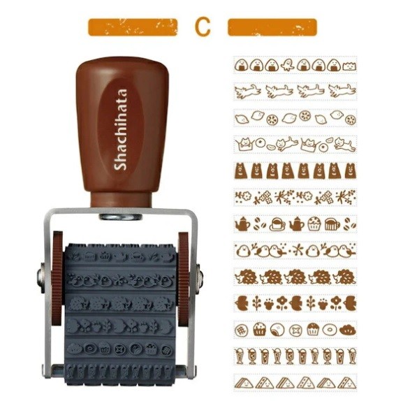 Shachihata Döner Dekorasyon Damgası Istampa Mühür My Biyori C NRD-13A10