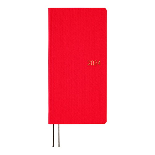 Kampanyalı Hobonichi Weeks Colors B6 İnce Haftalık Kırmızı Ajanda