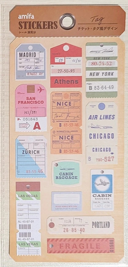 Amifa Stickers - Tag Çıkartma