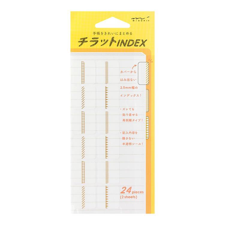 Midori Index Sayfa Ayırıcı Gold Etiket