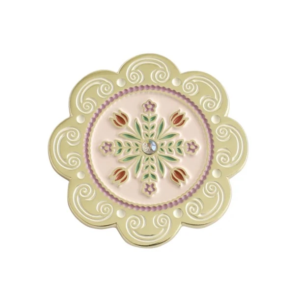 Green Flash & Kunika  Pin Padge Rozet - Pembe