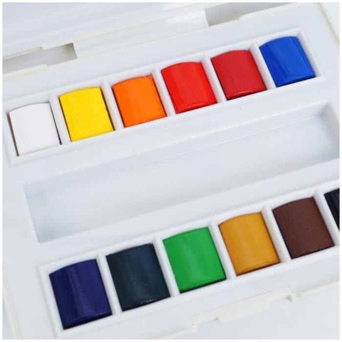 Fransız Sennelier Aquarelle 12 Renk Suluboya Seti