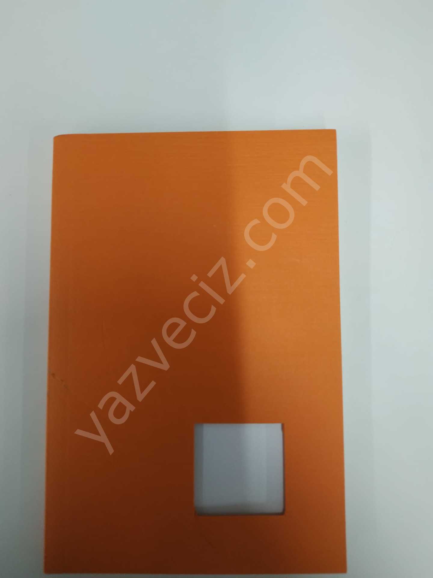 10*15 Fabriano düz sayfa notebook-turuncu