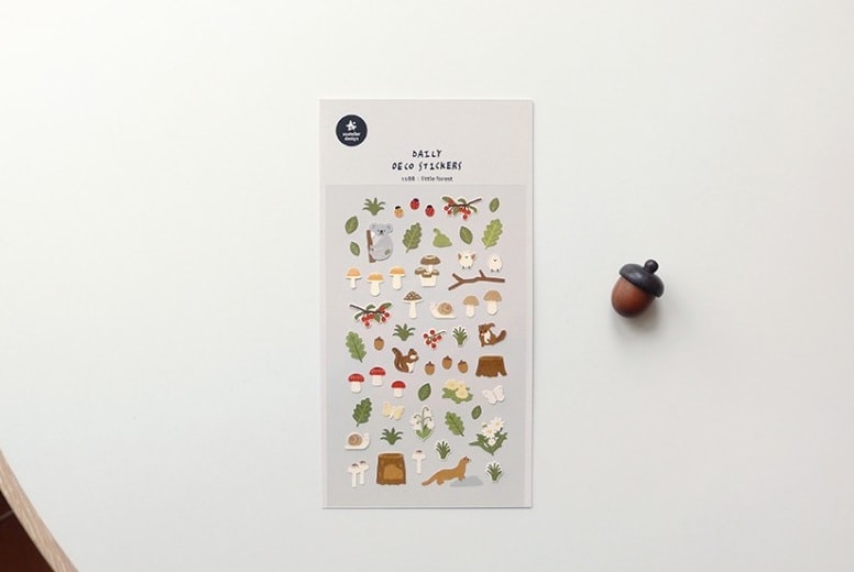 Kore Suatelier Design Sticker Çıkartma - 1188 little forest