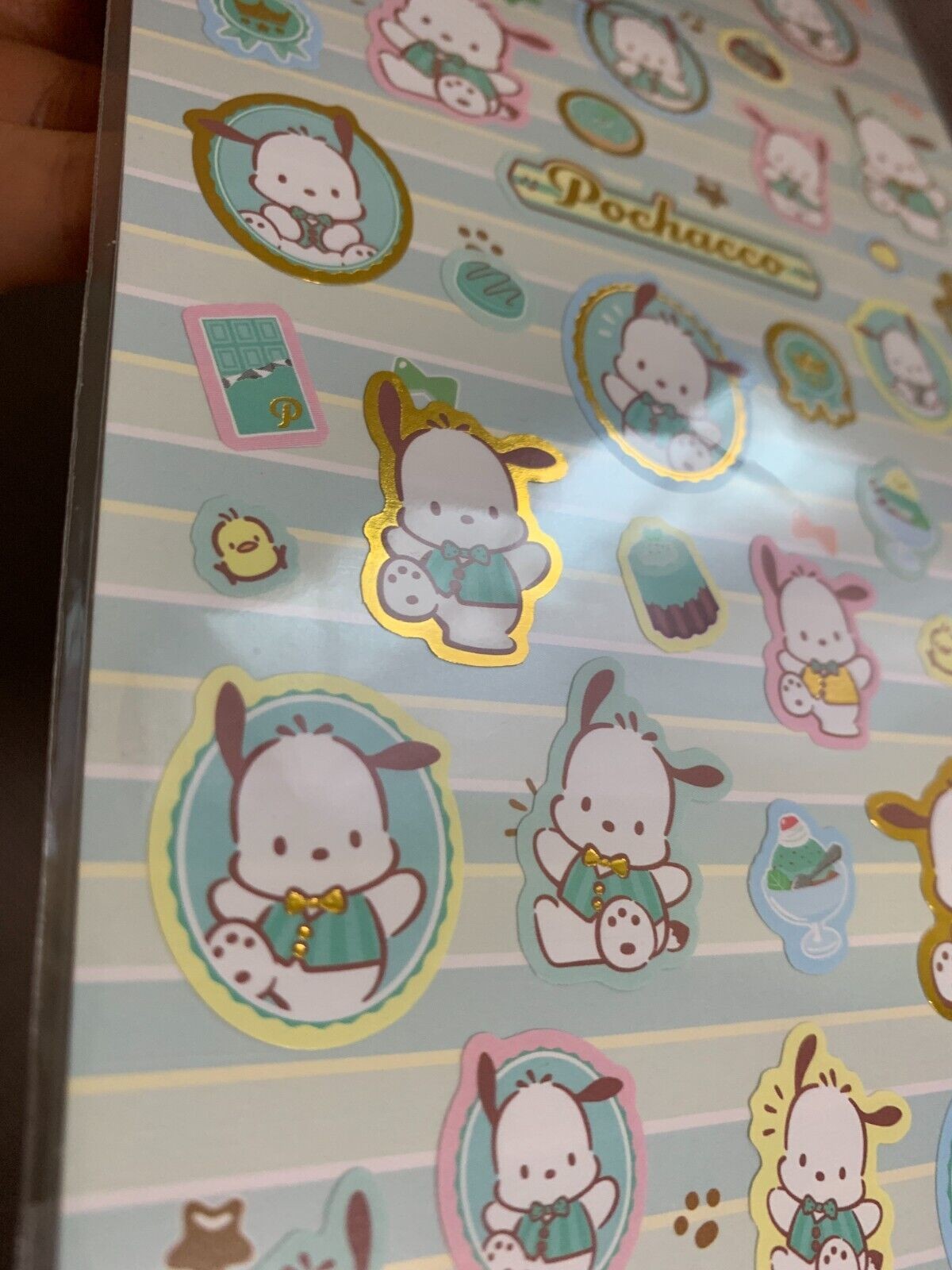 Japon Pochacco Stickers Çıkartma